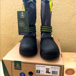 NWT! KAMIK Snowcoast3 snow boots Size 2.